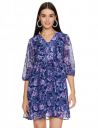 KETCH Women Skater Above Knee Regular Fit Printed Threeforth Sleeve Dress...