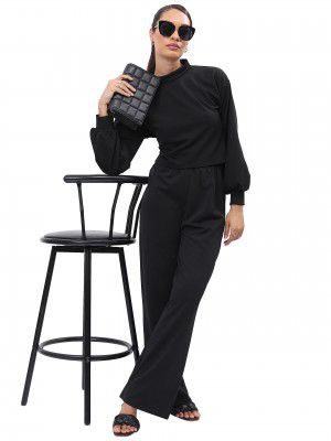 KETCH Women's Polyester Blend Regular Fit Full Sleeve Co-Ord Set