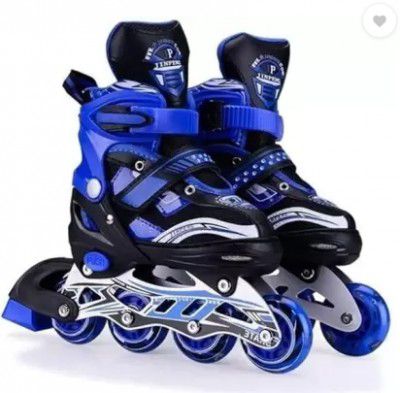 KEVRIZ Skating Shoes In-line Skates - Size 6/9 UK (Blue) Shoe Skates - Size 6/9 UK  (Blue)