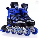 KEVRIZ Skating Shoes In-line Skates - Size 6/9 UK (Blue) Shoe Skates - Size 6/9 UK  (Blue)...