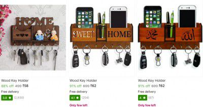 Shopsy: Key Holder with Phone Stand From ₹55