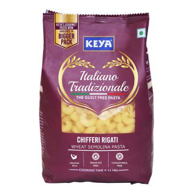 Keya Gourmet Chifferi Rigati Durum Wheat Pasta Elbow 1Kg