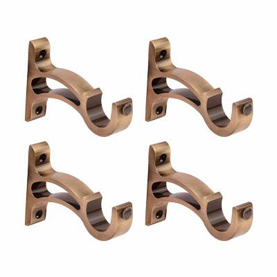 KGL CB26 Stainless Steel Curtain Bracket Finials (Pack of 2)