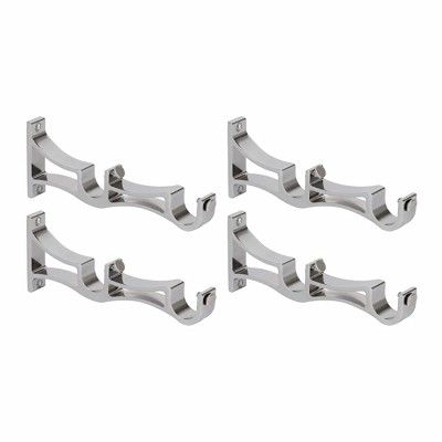 KGL CB27 Stainless Steel Curtain Bracket Finials 