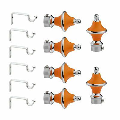 KGL Stainless Steel Curtain Bracket Finials