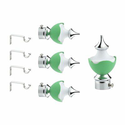 KGL Stainless Steel Curtain Bracket Finials 