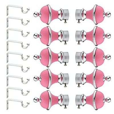 KGL Stainless Steel Curtain Bracket Finials 