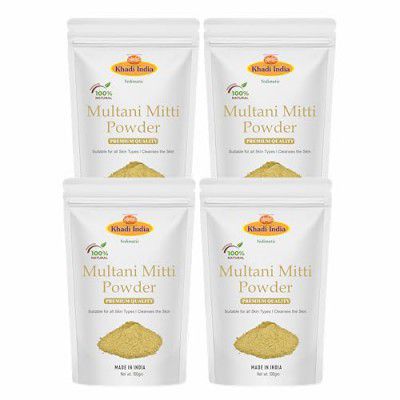 Khadi 100% Organic Pure Multani Mitti Powder (Fullers Earth) (400g)
