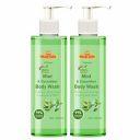 Khadi 100% Pure Natural Herbal Body Wash, Mint & Cucumber Shower Gel, (PACK OF 2-400ml)...
