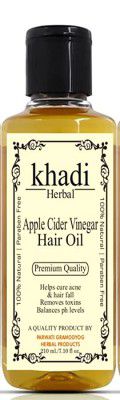 khadi herbal Apple Cider Vinegar Hair Oil for Hair Growth and Hair Fall Control |(Pack of 1 )(210 ML)