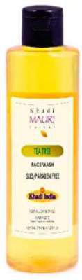 Khadi Mauri Herbal Tea Tree Face Wash, Yellow, 210 g