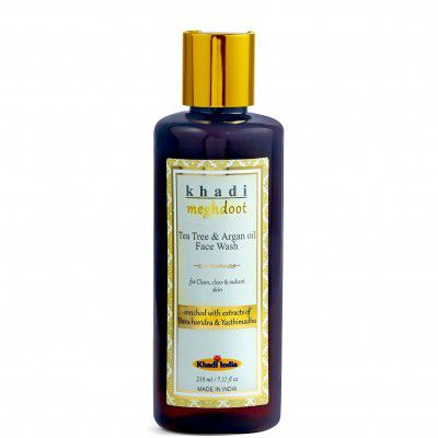 Khadi Meghdoot Tea Tree and Argan Oil Face Wash | 210ml (Pack of 1)