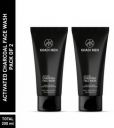 Khadi Men Activated Charcoal for skin soft and dirt free, deeply cleanse the skin, anti acne and skin friendly, balances pH Face Wash (200)...