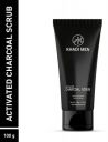 Khadi Men Charcoal Scrub skin soft and dirt free, deep cleanse the skin, exfoliates and rejuvenates the skin Scrub  (100 ml)...