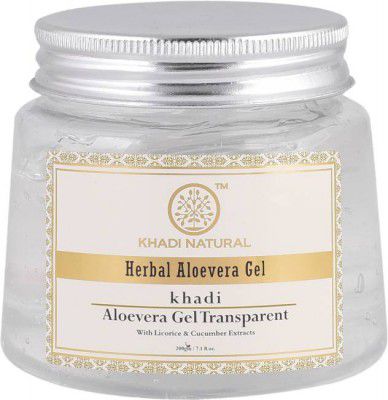 KHADI NATURAL AYURVEDIC ALOEVERA GEL (TRANSPARENT ) 200 ml