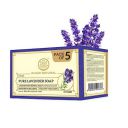 Khadi Natural Ayurvedic handmade bath soap|Handmade soap| Lavender Soaps|Soap that provides long lasting moisturization|Floral fragrance |Suitable for all skin types|Pack of 5 (125 * 5) (625gm)...