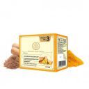 Khadi Natural Chandan Haldi Soap | Herbal Bathing Soap for Glowing Skin | Natural Soap with Essential Oils | Anti-Ageing Soap | Suitable for All Skin Types 375g...