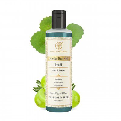 Khadi Organic Khadi Natural Herbal Amla Hair Oil 210ml 