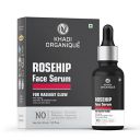 Khadi Organique Rosehip Face Serum for Radiant Glow ,Anti Aging ,Hydrates and Brighten Skin ,Even Out Skin Tone ,No Artificial Fragrance only used Blend...