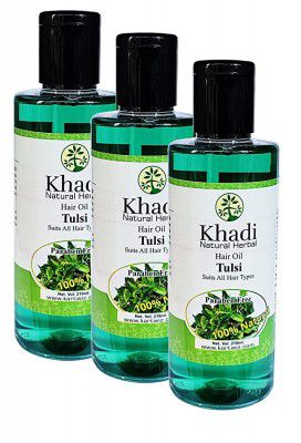 Khadi Tulsi Hair Oil, 630ml