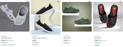 Khadim's Footwear Starts At ₹189 | Upto 74% Off