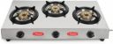 Khaitan 3 Burner Inalsa Stainless Steel Manual Gas Stove ...