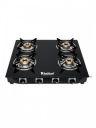 Khaitan Black Toughened Glass Gas Stove...