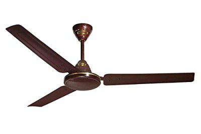 Khaitan Freedom 1200 MM Ceiling Fan | Speed 380 RPM | 74 Watts | MS Blade – Brown