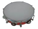Khanjari Tambourine Hand Percussion Musical Instrument, Red...