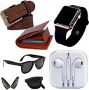 Khatu Watch, Sunglass & Wallet Combo (Black)...