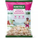 Khetika Premium Mithila Makhana 200g | Fit for Fasting, Foxnuts, Premium Lotus Puffs Seeds, Rich in Calcium...