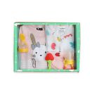 Kidbea Newborn Gift Set ? Premium Romper, Jhabla, Bib, Feeder, Teether (Assorted) Pack of 6...