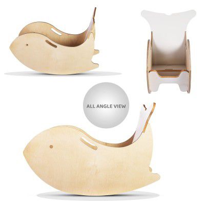 Kiddery Whale Rocking Chair for Toddlers