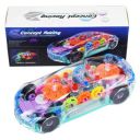 Kiddie Galaxia Transparent car 3D Concept Car Toy for Kids with 360 Degree Rotation...