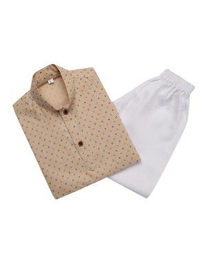Kidling Kids Cotton Printed Kurta Pyjama for Boys