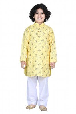Kidling Kids Cotton Printed Kurta Pyjama Set for Boys