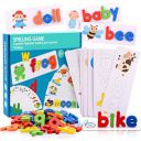 Kidology See and Spell Learning Toys | Matching Letter Spelling Game Sight Words Games | Montessori Spelling Game Educational Preschool Toys Learning Toys for 3-8 Year Old Girls Boys Ideal Gifts...