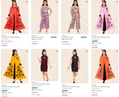 Kidotsav Girls Clothing Starts ₹41