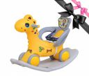 Kids Brand 2 in 1 Baby Horse Rider-Kids Ride On Push Car Toy Car Rider Babies Toy Toddler Baby Toy 1-5 Years Old-Indoors & Outdoors Kids Made in India (Yellow)...