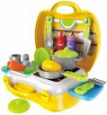 Kids creation 26 Pcs Kitchen Play Set Non Toxic Plastic Unbreakable Toys for Girls with Suitcase Carry Case for Kids...