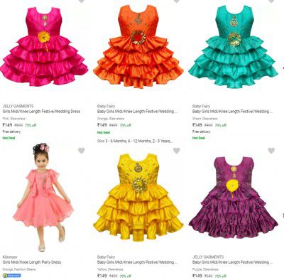 Kids Dresses - Upto 80% Off | Starts ₹179