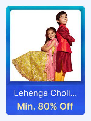 Kids Ethnic Wear @ minimum 80% Off on Flipkart Big Billion Days Sale