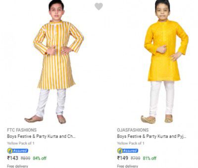 Kids' Ethnic Sets Starts ₹143