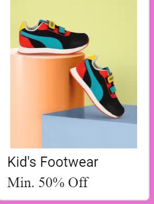 Kids & infant Footwear @ minimum 50% off  in Flipkart Big Billion Days   