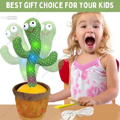 Kids Mandi Cactus Toy - Dancing and Talking Toy