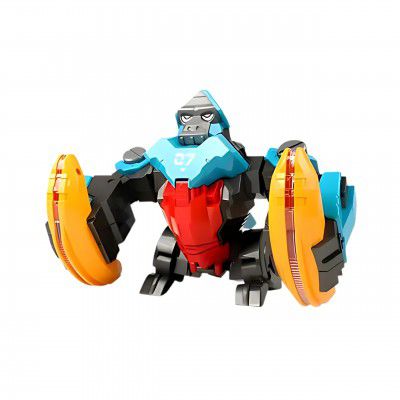 Kids Mandi Dancing Gorilla Robot Toy | Interactive Moving Toy for Kids Age 3+ (Blue & Red)