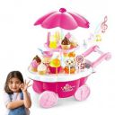 Kids Mandi Luxury Sweet Ice Cream Trolley Play Set (39 Pcs) | Battery Operated Pretend Shopping Cart with LED Lights & Music | Educational Role Play Toy for Kids...