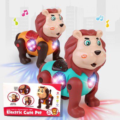Kids Mandi Walking Lion Toy for Toddlers 