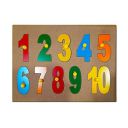 Kids Mandi Wooden Learning Educational Board for Kids with Knobs, Colorful Wooden Puzzle Tray...
