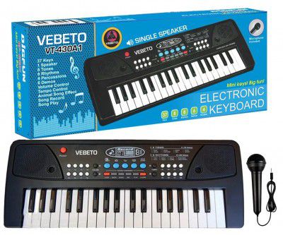 Kids Piano Keyboard with Mic (1 Year Warranty)